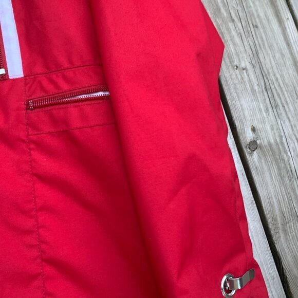 Vintage Nike Zip Up Hooded Jacket Medium Red - Picture 9 of 16